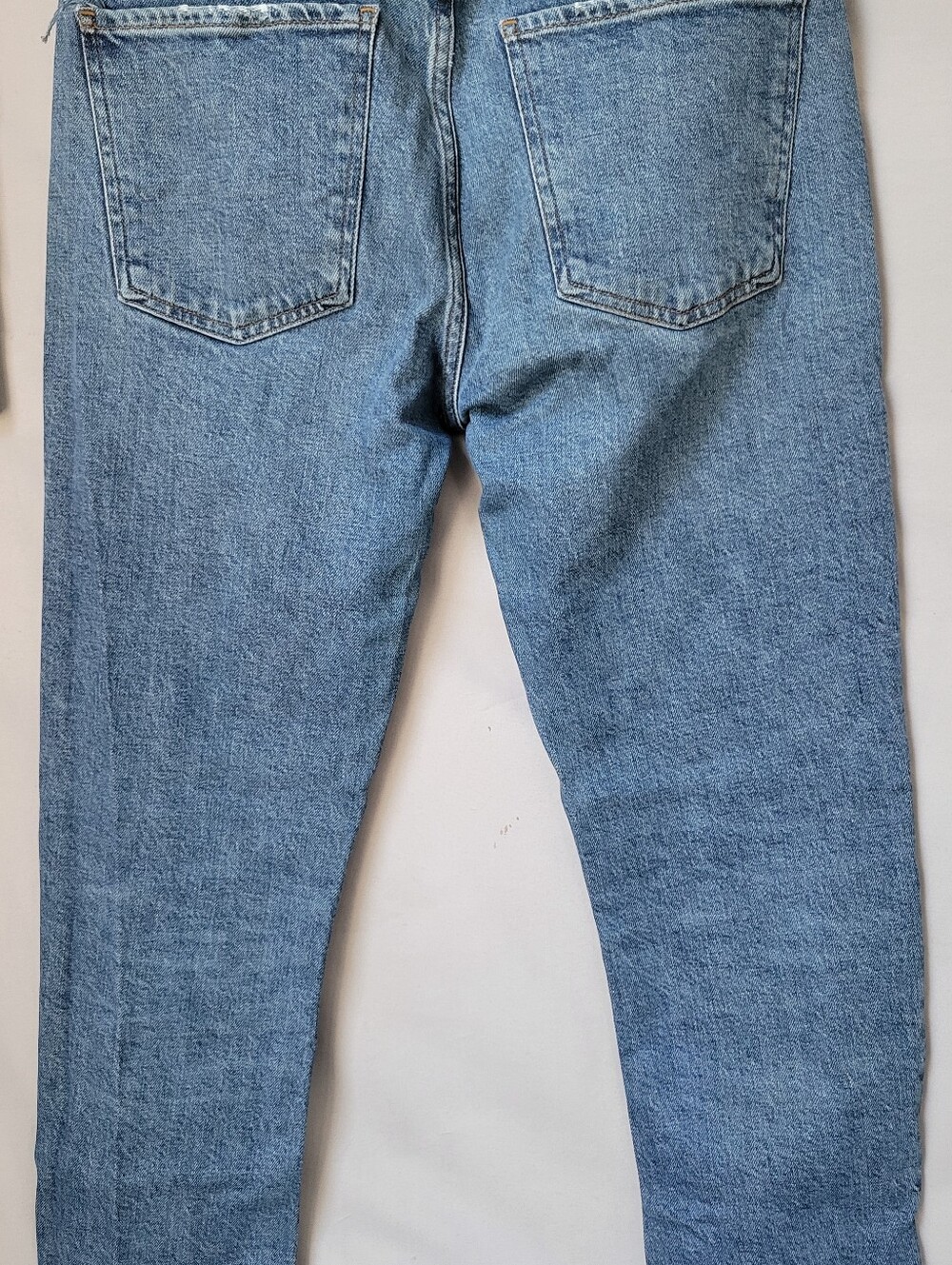 AGolde Toni Mid Rise Straight Leg Denim Jeans Stratosphere 27 - Picture 12 of 16